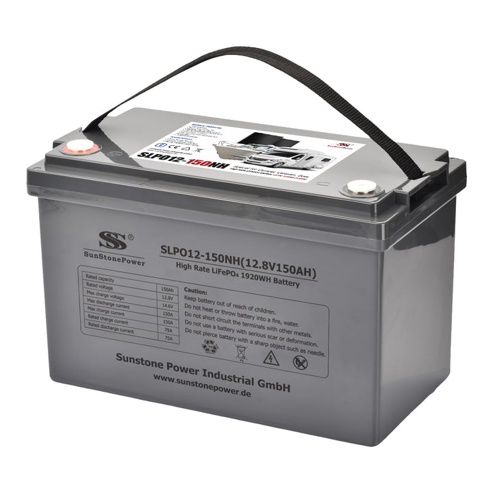 12V 150AH Lithium Ionen Akku 1C Entladung PV Anlage LiFePO4 Hausbatteriespeicher 0% MwSt | Sunstone Power Industrial GmbH | PV-Anlagen Produkte kaufen