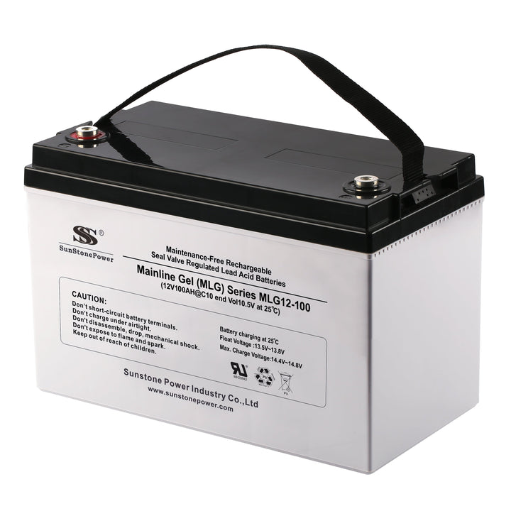 Гелевий акумулятор глибокого розряду Sunstone Power 12V 100Ah для сонячних систем