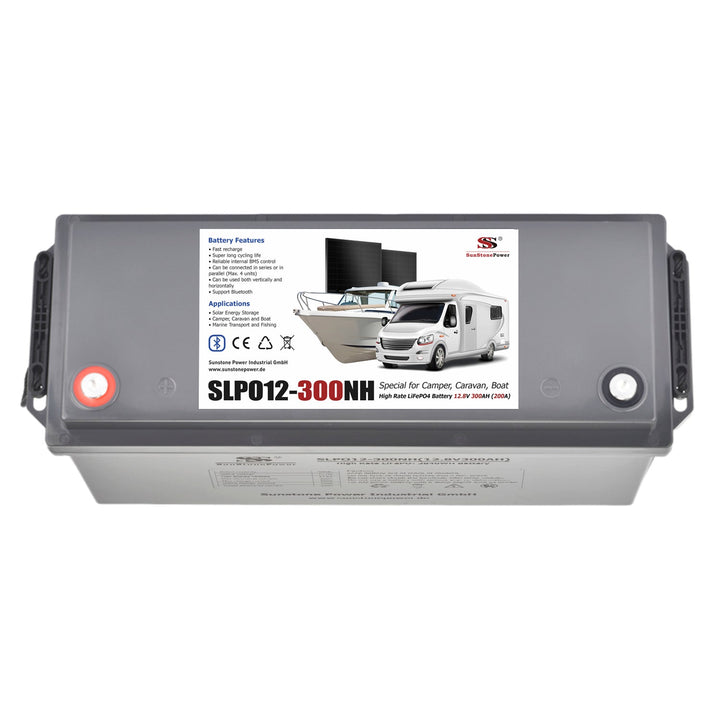 Акумулятор LiFePO4 12В 300Аг (4 кВт-год) для кемперів SLPO12-300NH | Sunstone Power